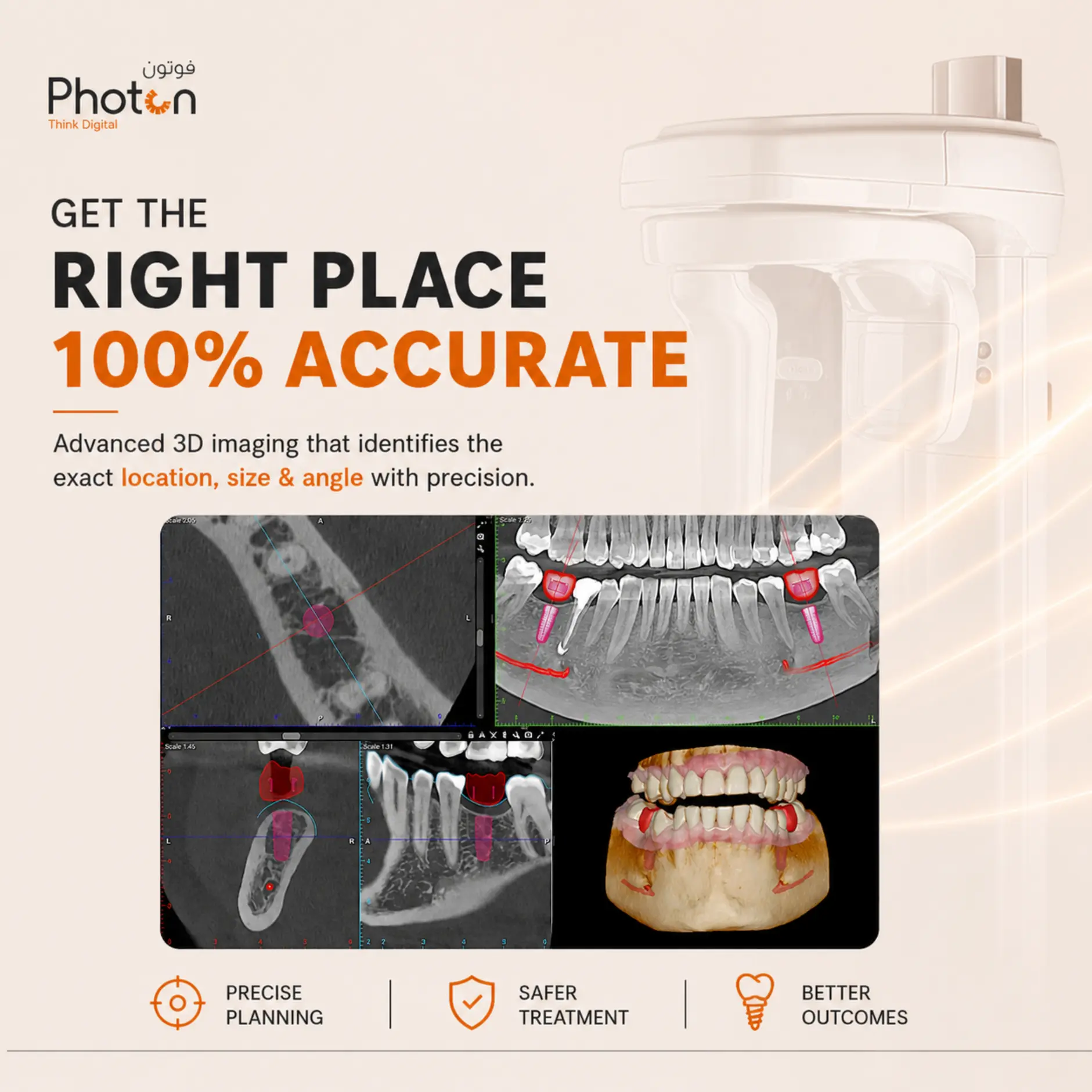 Get The Right Place — 100% Accurate Implant Positioning