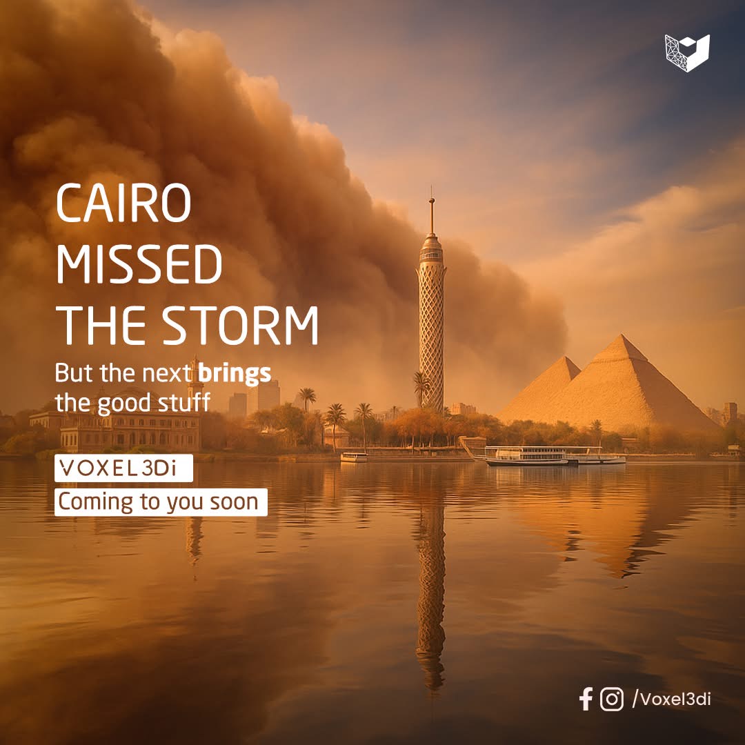 Cairo Missed The Storm — Voxel3Di Coming Soon